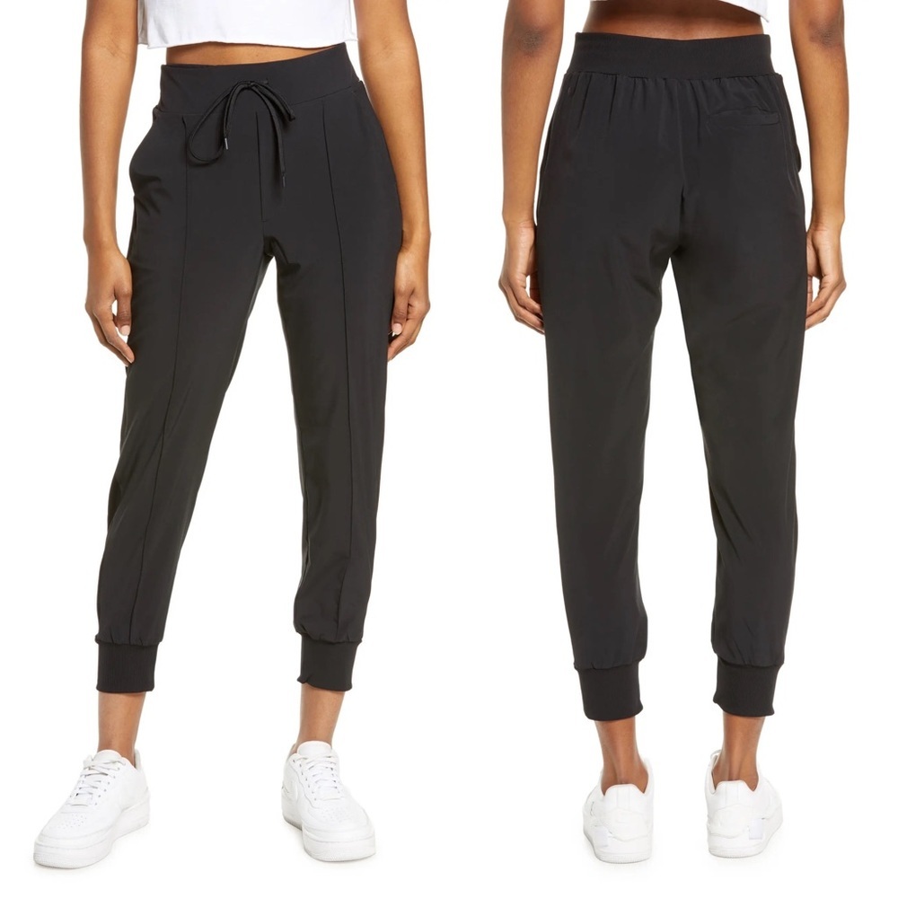 Nordstrom Zella Getaway Pocket Pants Lightweight Woven Joggers Black Size‎ XS